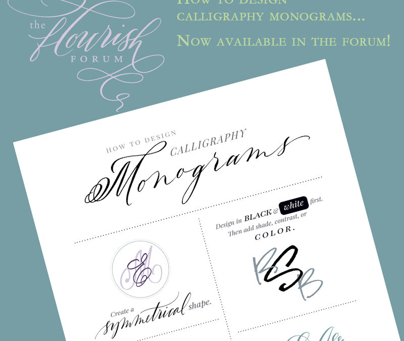 How to Design Calligraphy Monograms