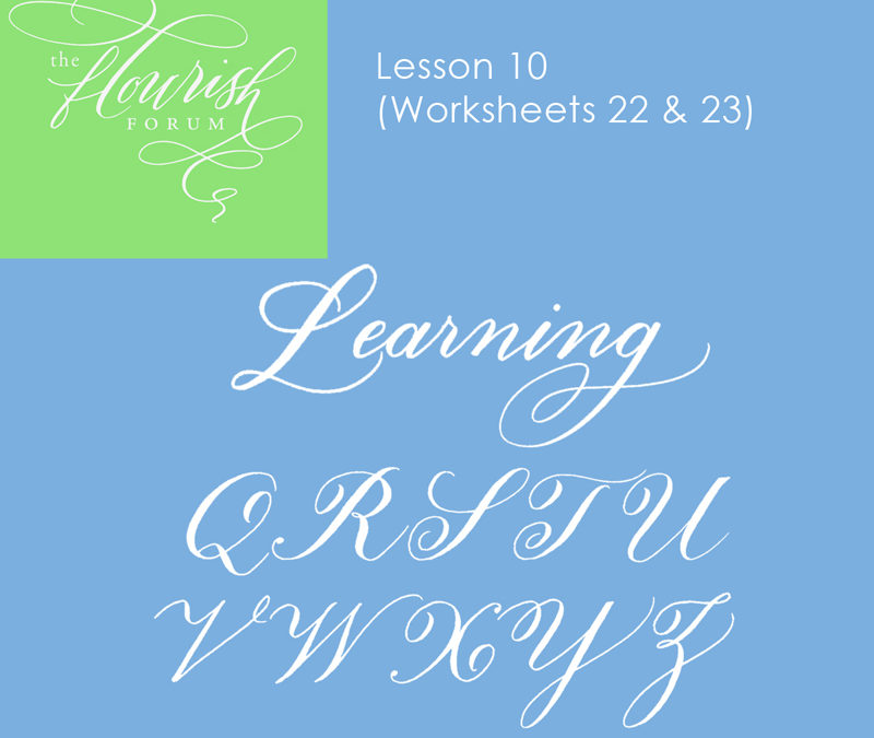 Final Copperplate Capitals Tutorial is done!